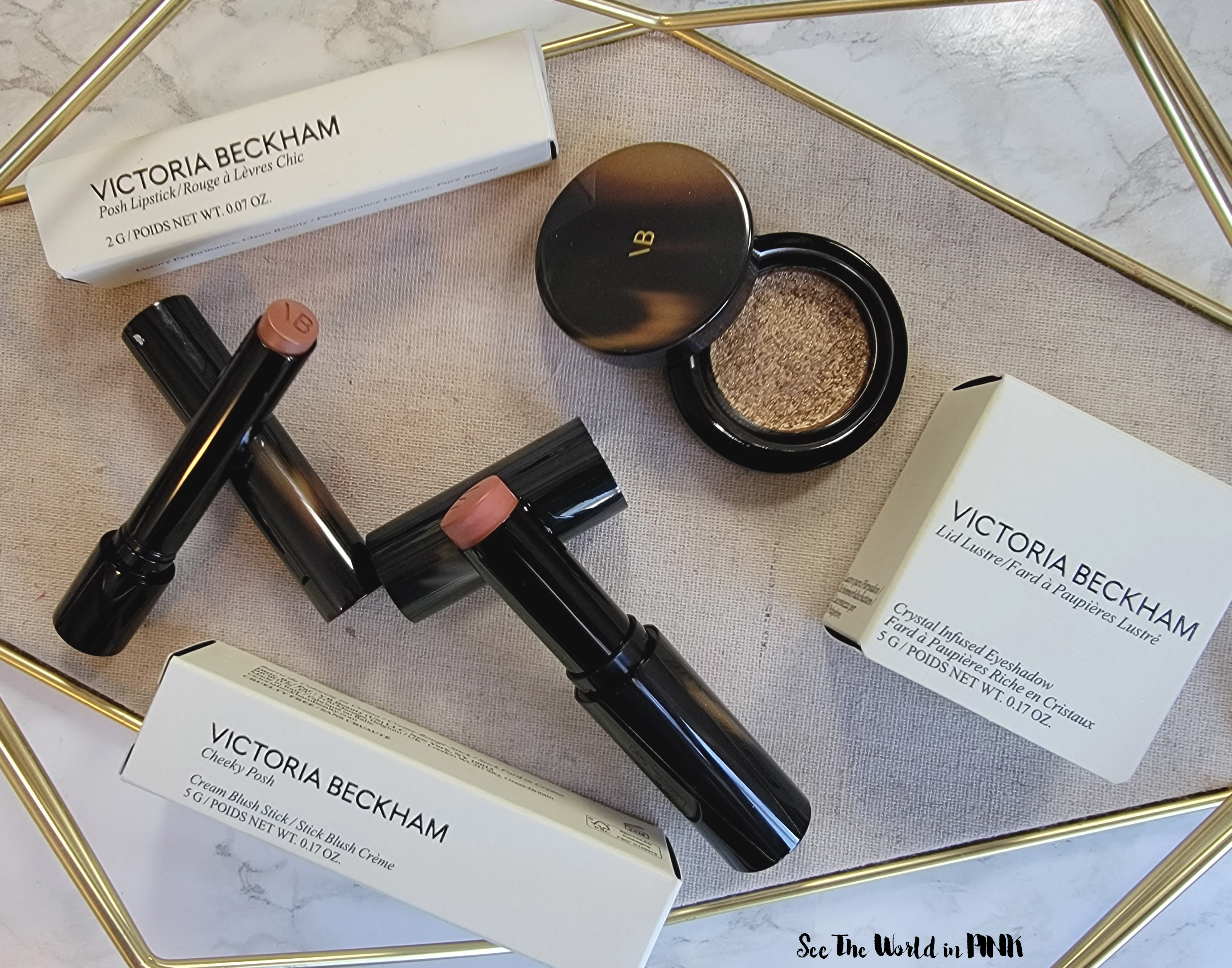 Nævne Søg Opera Finally Trying Victoria Beckham Beauty - Cheeky Posh Cream Blush, Lid  Lustre Eyeshadow and Posh Lipstick | See the World in PINK