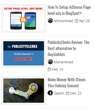 Random Posts Gadget For Blogspot
