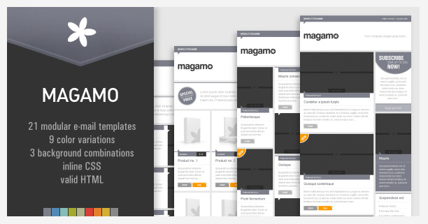 MAGAMO 21 newsletter templates