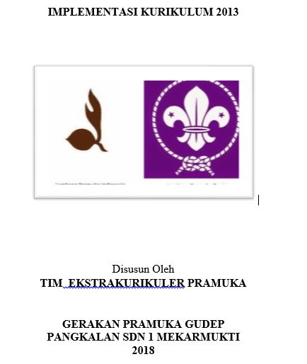 PROGRAM KERJA KEGIATAN EKSTRAKURIKULUR PRAMUKA GUGUS DEPAN 