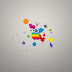 Colored Apple Logo iPad Wallpaper