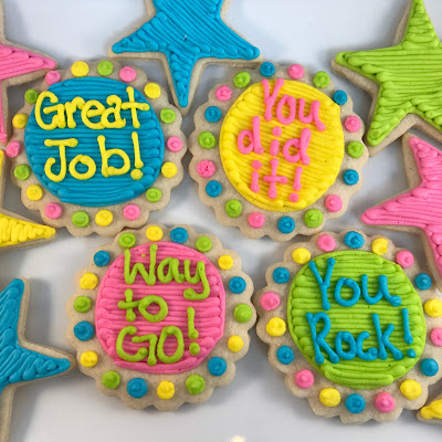 80s themed cookies