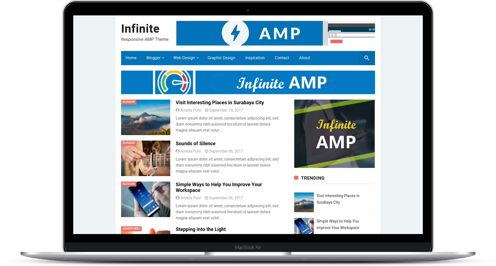 Infinite AMP Template