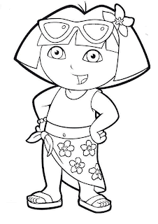 Dora the Explorer Coloring Pages 