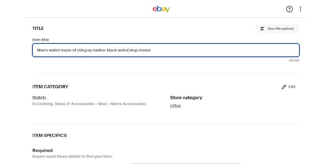 Cara Membuat Listing Pertama Kali Buat Seller Ebay Baru