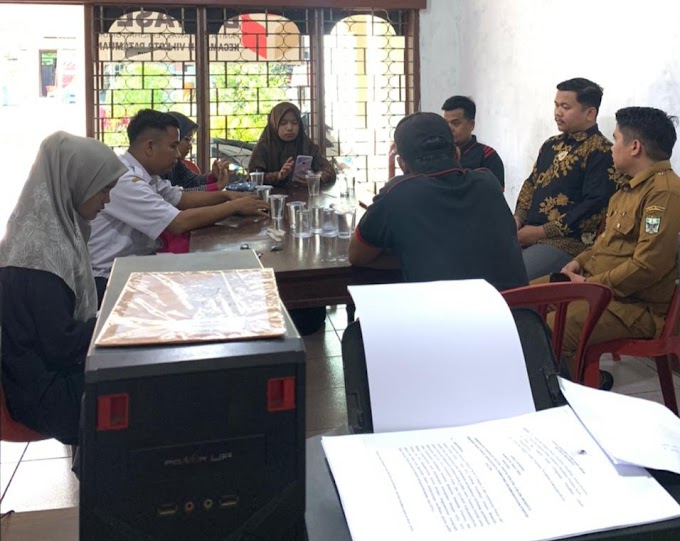 Lima Anggota PPK VII Koto Patamuan Terpilih,  Sambangi Panwascam Untuk Jalin Silaturahmi