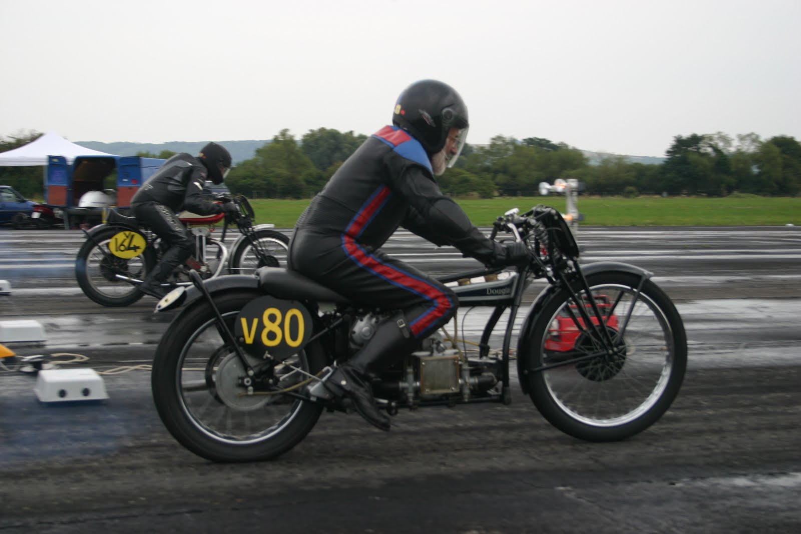 Motorcycle Style Trending Sprinting In UK Airfields