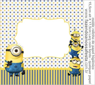 Minions: Free Printable Labels. 