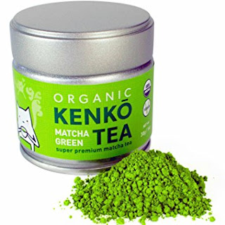 KENKO Matcha Green Tea Powder USDA Organic Premium Ceremonial Grade  Japanese 30g Tin 106oz