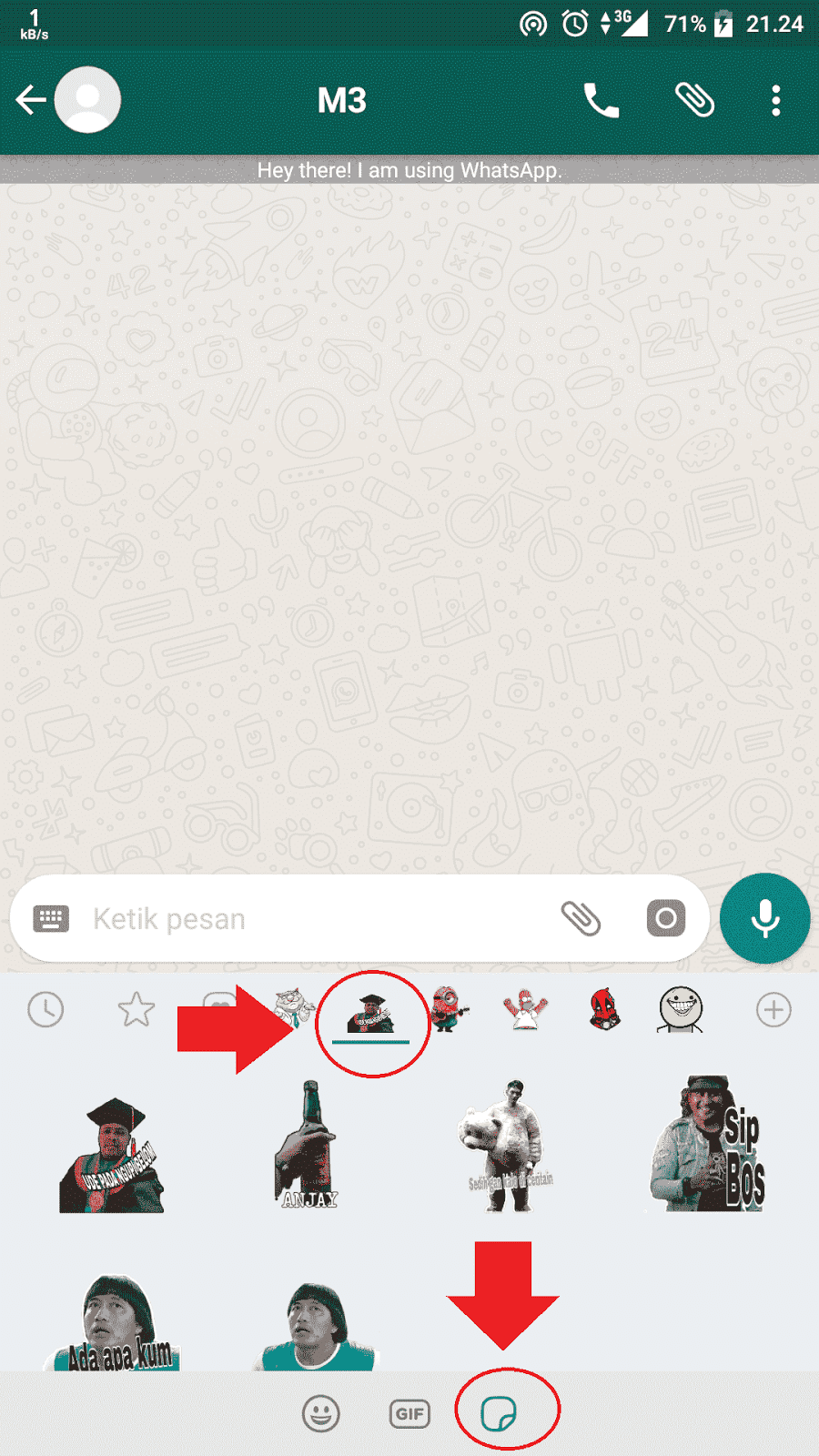 Cara Buat Stiker Di Gb Whatsapp Di Banyak Cara