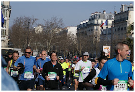 Maratón de París km.9