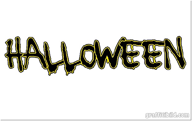 Halloween graffiti letters, halloween graffiti schrift, graffiti fonts