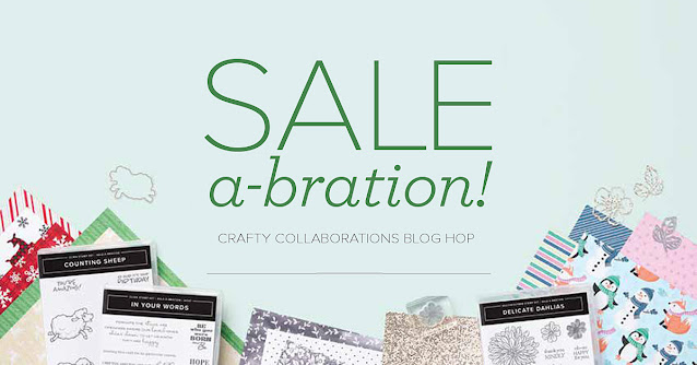 Crafty Collaborations SALE-a-bration Blog Hop banner