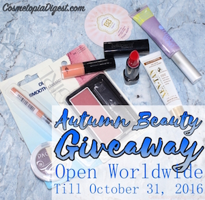 Autumn Beauty Giveaway Results