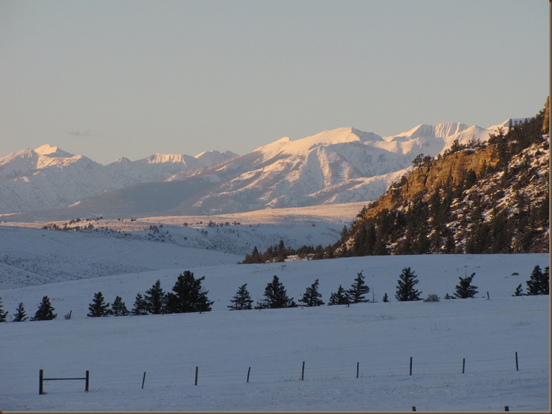 Crazy Mountains in December