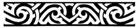 Armband Maori tattoo stencil