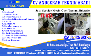 Jasa Service Mesin Cuci Taman Sidoarjo 