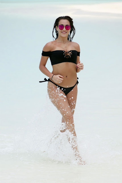 Chloe Goodman In Hot Black Bikini 