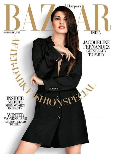 Jacqueline's second cover Photoshoot of the month, for Harper's Bazaar
