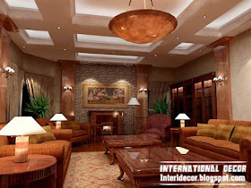 unique false ceiling, led ceiling lights, lighting design