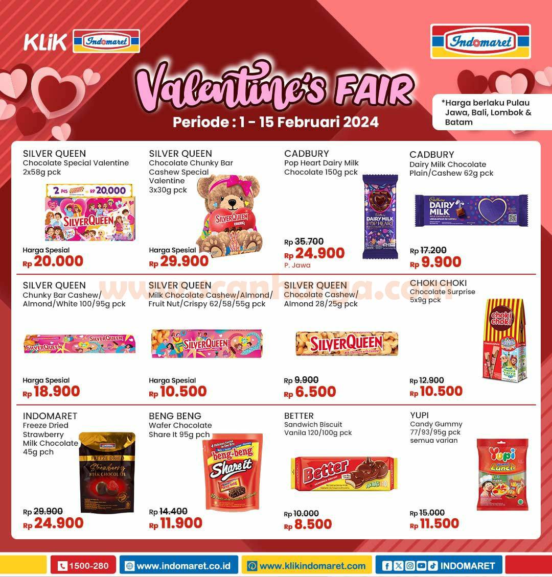 Promo INDOMARET Valentine's Fair 1 - 15 Februari 2023 1