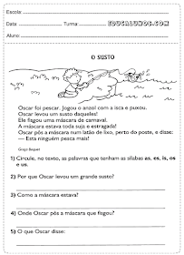 Atividades para interpretar o texto