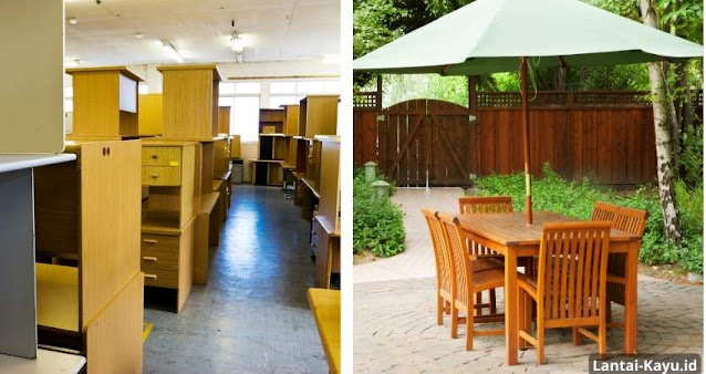 kayu oak Dijadikan Furniture Indoor dan Outdoor