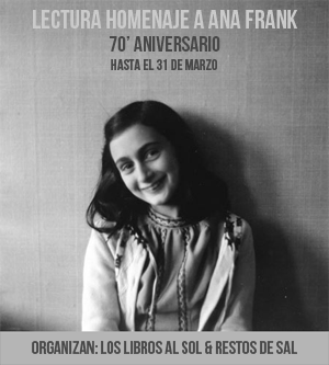  Lectura homenaje Ana Frank