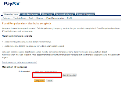 menggunakan Paypal