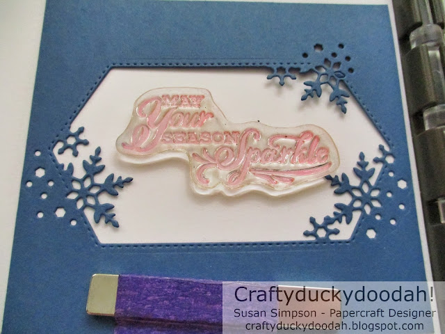 Craftyduckydooda, Stampin' Up, Snowflake Wishes, Ink & Inspiration Blog Hop,