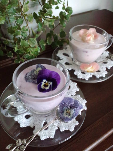 Bon Bon Art Cooking レシピ スミレの花の砂糖漬け