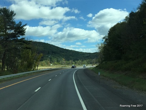 A nice drive on the New York Thru-way