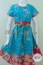 dress batik pesta elegan muslimah