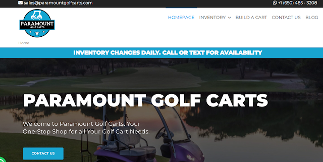 Order Golf Cart Online with PayPal