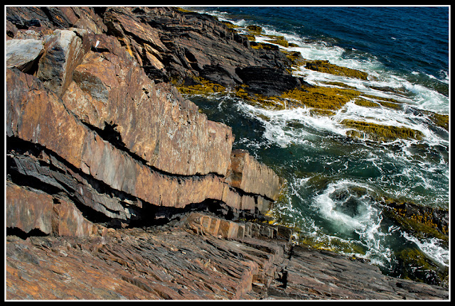 Nova Scotia, Gaff Point; Cliffs, Ocean; Atlantic