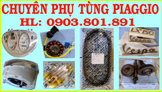 Cung cấp phụ tùng chính hãng xe Piaggio Vespa