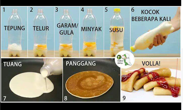 cara masak pancake yang mudah sederhana tapi enak disukai seluruh keluarga