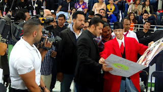 Salman Khan At CCL (Celebrity CrIcket League) held at Dubai 