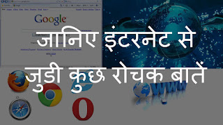 Amazing Facts of Internet in Hindi