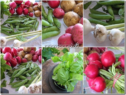 Farmers market mosaic