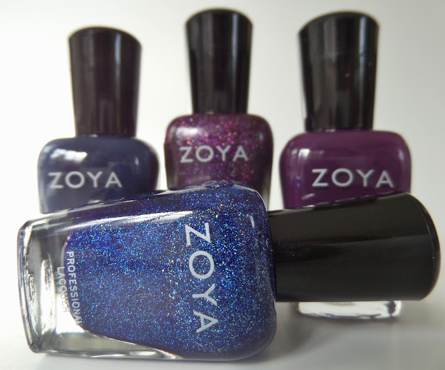 zoya happy holo-days quad bottles