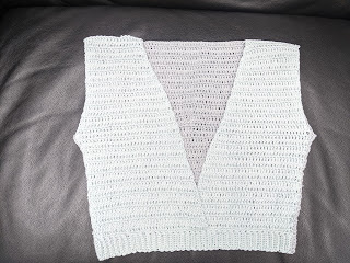 The completed Cross-back Crop Top