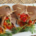 Beef rolls with pickled pepper