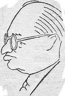 Caricatura de Alexander Alekhine