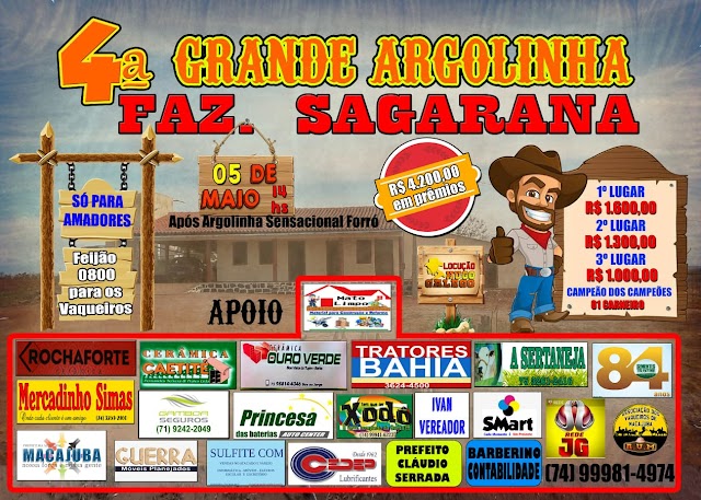 Vem aí a 4ª Argolinha da Fazenda Sagarana!