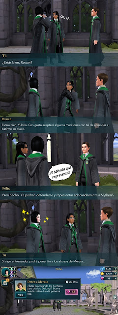 Hogwarts Mystery fotonovela rowan prefecto felix