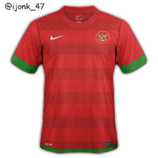 Jersey Timnas Indonesia AFF 2012