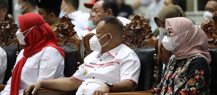 Bupati Nanang Hadiri Pelantikan Pengprov Percasi Lampung Masa Bhakti 2022-2026