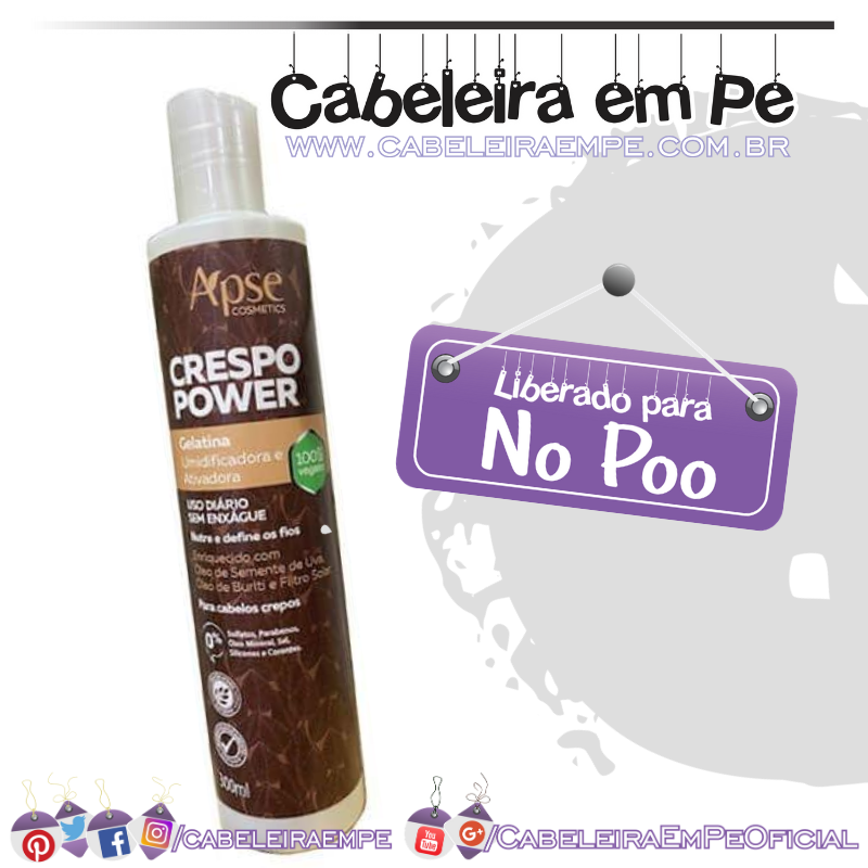 Gelatina Crespo Power - Apse (No Poo)