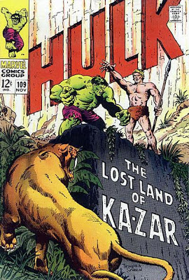 Incredible Hulk #109, Ka-Zar and Zabu